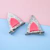 Pinza para Oreja de Perro con Lentejuelas para Niños Linda Linda Linda Pasador para Oreja Adorno para Fiesta Navideña Niña Clip Brillante Tridimensional