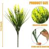 Transfronterizo Amazon simulación exterior planta verde mono lavanda flor artificial decoración hogar boda plantas en maceta