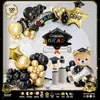 Conjunto de Balões Temático da Temporada de Formatura Decoração de Festa de Cerimônia de Formatura Conjunto de Balões de Folha de Alumínio Estrela de Cinco Pontas
