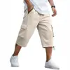 Amazon comercio exterior verano hombres casual holgados pantalones cortos de trabajo, versátiles y de moda estilo americano modernos pantalones cortos en stock