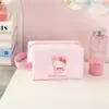 Bolsa de Almacenamiento de Maquillaje para Mujer Estilo Japonés Linda, Bolsa de Almacenamiento de Artículos de Tocador para Viaje Casual, Bolsa de Almacenamiento Portátil para Papelería para Estudiantes