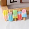 Resina Fofo Brinquedo de Comida Gradiente Sorvete Creme Cola DIY Capa de Celular Grampo de Cabelo Acessórios de Cabelo Copo de Água Adesivo Materiais de Produção