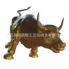 Fábrica de Esculturas Haorui Escultura de Toro de Cobre Estatua del Toro de Wall Street 2.6 3.5 4.8m Adorno de Toro Grande de Cobre Puro