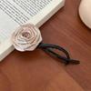 Maillard Rose Seco Clip Retorcido Simple Elegante Elegante Adorno para la Cabeza 2024 Nuevo Agarre Ins