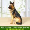 Al principio del año, la gran promoción resina trompeta simulación perro lobo decoración de cabeza de mesa perro pastor alemán decoración fábrica directa perro falso