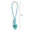Juguetes para Perros Cuerda Resistente a Mordidas Nudo de Cuerda de Algodón Pequeños, Medianos y Grandes Perros Limpieza de Dientes Molares Nudo de Cuerda Bola Juguetes para Gatos y Perros Venta al por Mayor