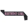 Correas de Hombro para Fiesta de Cumpleaños de la Cumpleañera Más Vendida Transfronteriza Correas de Etiqueta Correas de Hombro Decoración de Fiesta de Cumpleaños de la Cumpleañera