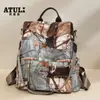 Nova Coleção Primavera/Verão 2025 Design de Nicho Série de Cores Velhas Retrô Bolsa Mensageiro Bolsa de Ombro para Compras de Grande Capacidade Mochila