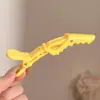 Nuevo clip de cocodrilo sin costuras para la parte posterior de la cabeza, pinza de pico de pato para posicionamiento y separación, pinza recta para flecos y cabellos sueltos, pinza lateral