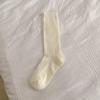 Calcetines Finos de Verano para Mujer Calcetines de Felpa Grises Calcetines hasta la Pantorrilla de Rayas Verticales Estilo Japonés Miu Medias Blancas Estilo Bailarina