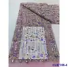 Vestido Europeo y Americano Tela de Malla Bordada Fina Pesada Lentejuelas Encaje Nupcial