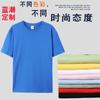 Camiseta de Cuello Redondo 79000, Algodón Puro Peinado de 26 Hilos 180g, Camiseta Lisa de Manga Corta para Uniforme Escolar, Impresión de Logos, Impresión al por Mayor de Camisetas Culturales