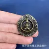 Xizang Latón Cuatro Paredes Guanyin Medalla de Bronce Pulsera Retro Accesorios Colgante de Buda