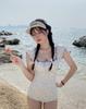 Maiô Triângulo Novo 2024 para Mulheres Cobrir a Barriga e Ter Aparência Emagrecedora Look Maiô para Mulheres para Resort de Praia Águas Termais [Peça Única Drop Shipping]