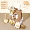 Bolsas de lino personalizadas con logo para el Festival del Medio Otoño, regalos prácticos y creativos para clientes, compra al por mayor corporativa para empleados