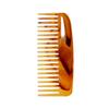 Pente para Cabelo Fly Retro Platina Cabeça de Óleo Cor Âmbar Pente de Estilização de Dentes Largos Pente Dupla Face para Cabelo com Cabeça de Óleo Pente para Cabelo Penteado para Trás Masculino Ferramenta de Beleza