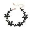 Pulsera de Cadena de Flores para Mujer, Popular, Transfronteriza, Europea y Americana, Moda Personalizada, Tridimensional, Pintada con Spray de Color
