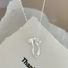 Collar con Lazo de Cinta de Gipsofila para Mujer, Estilo Ins de Lujo Ligero Dulce para Chica, Cadena de Cuello de Alta Gama, Regalo para Novia con Sentido de Sofisticación