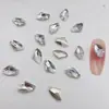 Cristal de Vidrio con Forma Especial Blanco Modelo Completo Fondo Puntiagudo Vidrio Diamante DIY Bolsas de Manicura Ropa Pegatinas de Diamantes Accesorios Decorativos
