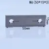Porcas retangulares de aço inoxidável 304, porcas multi-furo, acessórios para perfil de alumínio, porcas não padronizadas M6, M4, M8