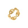 Anillo de acero de titanio para nariz de cerdo, estilo europeo y americano, temperamento ins para mujer