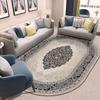 Alfombra Ovalada para Sala de Estar Estilo Persa Europeo y Americano Retro Ins Alfombrilla para Piso de Entrada de Dormitorio Alfombrilla para Pies