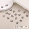 Accesorios Transfronterizos para Uñas, Estilo Punk Oscuro, Decoraciones Metálicas de Cruz Retro para Uñas, Accesorios Portátiles para Uñas DIY