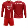 2627 Camiseta de Manga Larga Kit de Fútbol 10 Musiala 9 Kane Deportes Bayern Número de Casa 17 Camiseta Olise