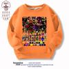 Moletom Infantil Masculino Outono e Inverno Estilo Coreano Cross-Border New Rhythm Box Crianças Meninos Gola Redonda