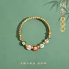 Pulsera de Hilo de Cinco Colores para el Festival del Bote del Dragón, Pulsera Tradicional Infantil con Amuleto de Paz, Pulsera Tejida a Mano Estilo Chino Antiguo Al por Mayor