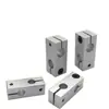 Suporte Cruzado Eixo Linear Braçadeira Fixa Duas Furações Cruzamento Bloco Cruzado Junta Cruzada Mesmo Diâmetro Diâmetro Diferente Bloco de Suporte Conector de Tubo