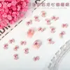 Laço de Diamante Princesa do Luar Laço Acessórios para Nail Art Avançado Café com Leite Bege Laço para Unha Acessórios de Diamante