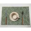Tapete isolante tapete de mesa doméstico tapete de mesa nórdico para comida ocidental pano de mesa jogo americano de PVC tapete para tigela estudante Hotel prato tapete antiderrapante