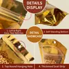 Bolsas Stand-Up Reutilizables con Cierre de Cremallera de Fábrica Directa Bolsas de Dos Tonos de Papel de Aluminio para Té, Granos Mixtos, Comida para Gatos y Perros, y Empaque de Alimentos
