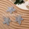Corsage de Lujo Accesible Corazón Girly, Pegatinas de Tela de Flores Bordadas a Mano de Alta Gama, Accesorios para el Cabello DIY, Accesorios de Parche para Manual de Ropa