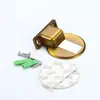 Batente de Porta Magnético de Aço Inoxidável com Sucção no Chão em Liga de Zinco, Não Requer Furação, com Adesivo, Batente Anti-Colisão, Batente Magnético de Porta com Design Silencioso