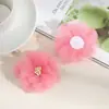 Componentes de acessório de flor de seda de 6cm, cabeças de flor moldadas, broches de flor, flores para chapéu, flores para sapato feitas à mão DIY, vários acessórios, decorações de flor de seda