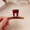 Pinza sencilla para cabello lacio para mujer, versátil pequeña y mediana para coleta media, horquilla, media pinza para la parte posterior de la cabeza, pinza pequeña de tiburón