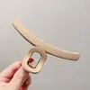 Pinza para el pelo de lazo estilo coreano para cabello voluminoso, pinza para el pelo con forma de corazón para la parte trasera de la cabeza, nuevo pinza de tiburón grande 2026 accesorio para el cabello