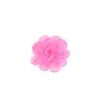 Accesorios de Tela Hechos a Mano con Borde Cosido, Estilo Coreano, Cielo Estrellado Pequeño, Tul, Flor de Rosa para Ropa, Zapatos, Sombreros, Accesorios para el Cabello y Decoraciones