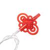 Luces de Cadena de Nudos Chinos LED Linternas Rojas con el Carácter "Fu" Luces de Cadena para el Año del Conejo Decoración de Año Nuevo Festival de Primavera Festival de las Linternas Luces Intermitentes