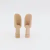 Fábrica en stock venta al por mayor cuchara para sales de baño té estilo japonés cuchara pequeña de madera cuchara para condimentos medidora de sal Mini cuchara pequeña de madera cuchara para polvo de medicina
