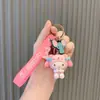 Sanrio Kulomi Llavero Lindo Perro Canela Chica Dibujos Animados Colgante Pareja Mochila Escolar Colgante Llavero
