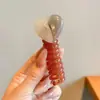 2026 Novo Modelo Preto Simples Fio de Telefone Elástico de Cabelo para Mulheres, Alta Elasticidade, Borracha Durável, Acessório Elegante para Rabo de Cavalo