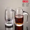 Juego de Vasos Pequeños de Vidrio Grueso para Baijiu Casero Vaso de un Solo Tiro para Whiskey Licor Decantador Vaso Bala Copa de Vino Pequeña