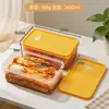 Caja de Almacenamiento BNBS para Pepinillos Caseros Caja Rectangular Sellada Caja de Conservación de Alimentos de Grado Alimenticio para Kimchi en Refrigerador