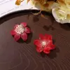 Flores de cristal de perlas dobles de hadas antiguas material para accesorios de zapatos tejidos a mano DIY, accesorios para el cabello, pendientes, venta al por mayor