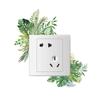 KG283 comercio exterior planta tropical verde pegatinas de interruptor sala de estar entrada decoración del hogar pegatinas de pared autoadhesivas venta al por mayor transfronteriza