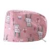Gorro de quirófano estampado gorro de flores de enfermera gorro de doctora gorro con hebilla para uñas departamento dental gorro de enfermera UCI