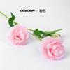 Imitação de estilo europeu 3 peônia estrangeira decoração de casa flor falsa flor de plástico flor de seda flor artificial flor peônia flor atacado